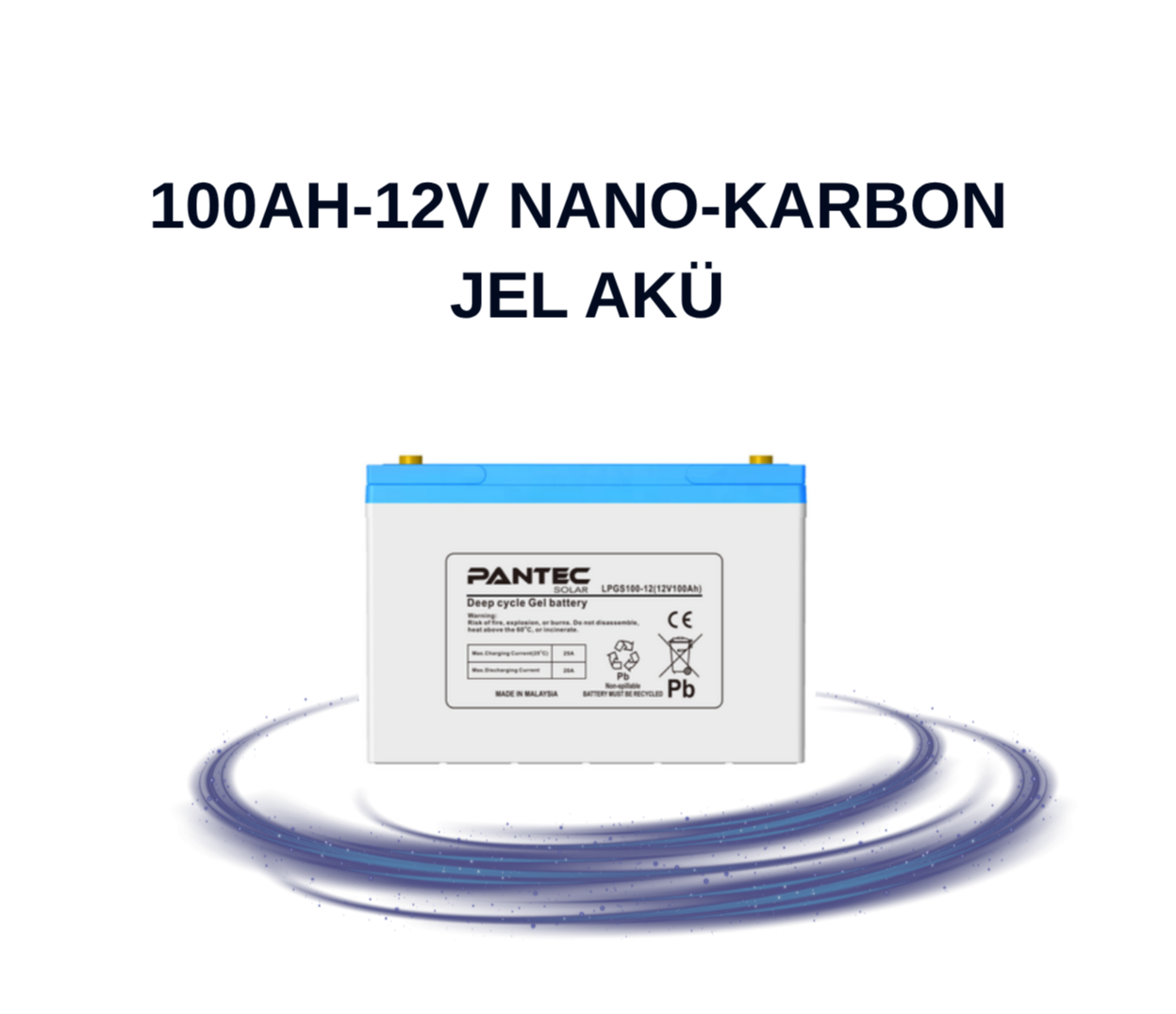 100AH-12V NANO-KARBON JEL AKÜ
