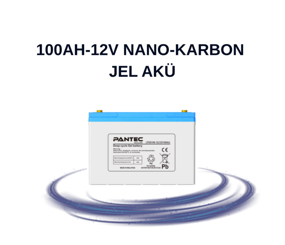 100AH-12V NANO-KARBON JEL AKÜ