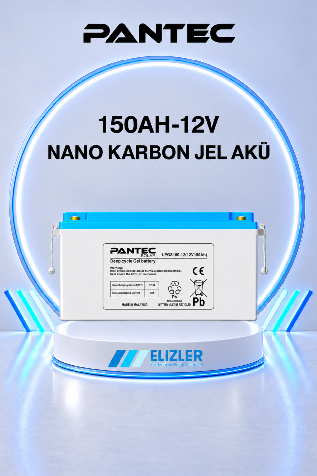 150AH-12V NANO-KARBON JEL AKÜ