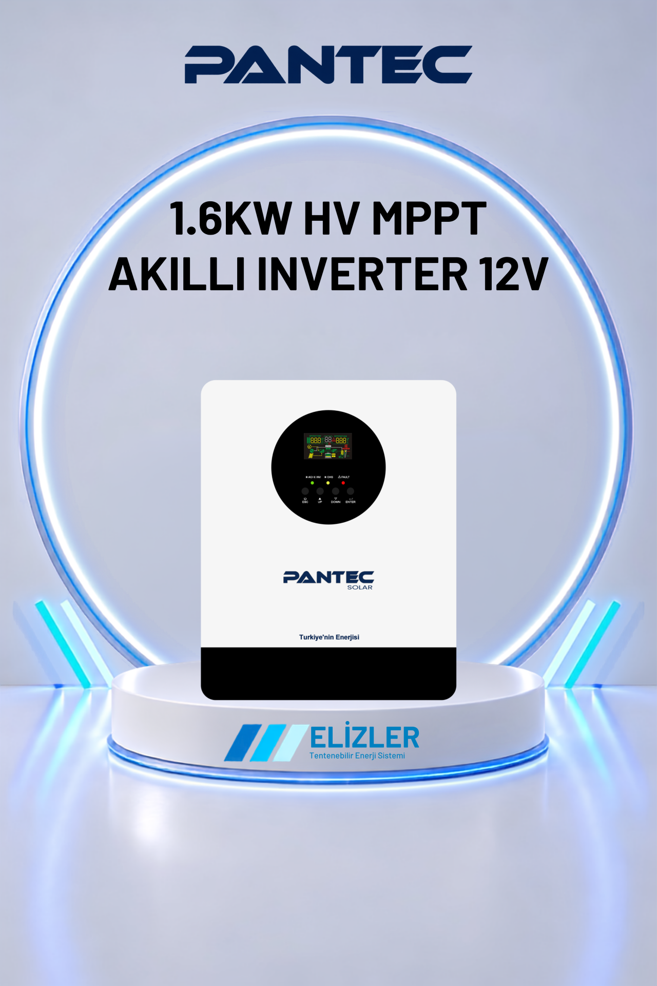 1.6KW HV MPPT AKILLI INVERTER 12V