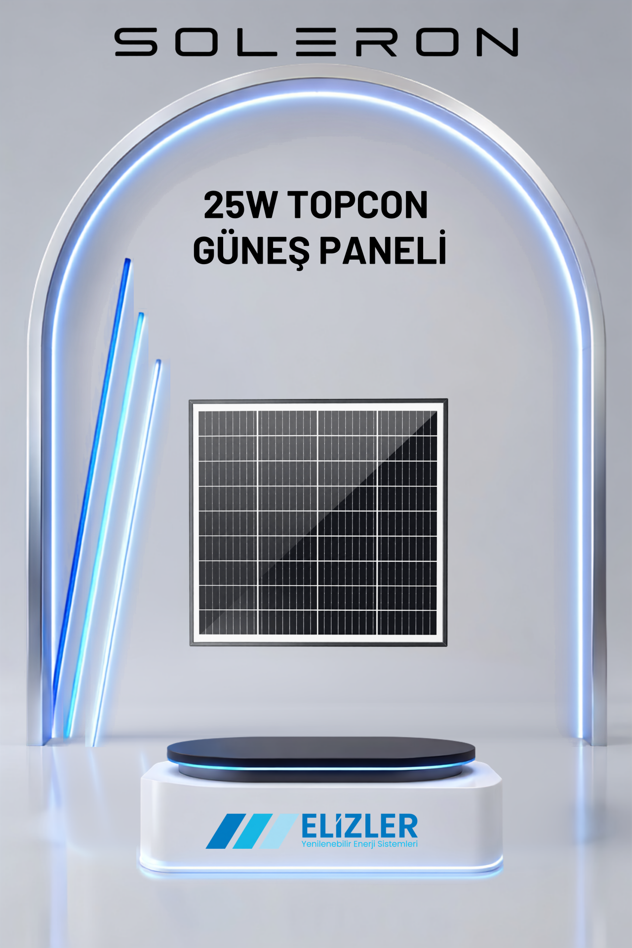 25W TOPCON GÜNEŞ PANELİ