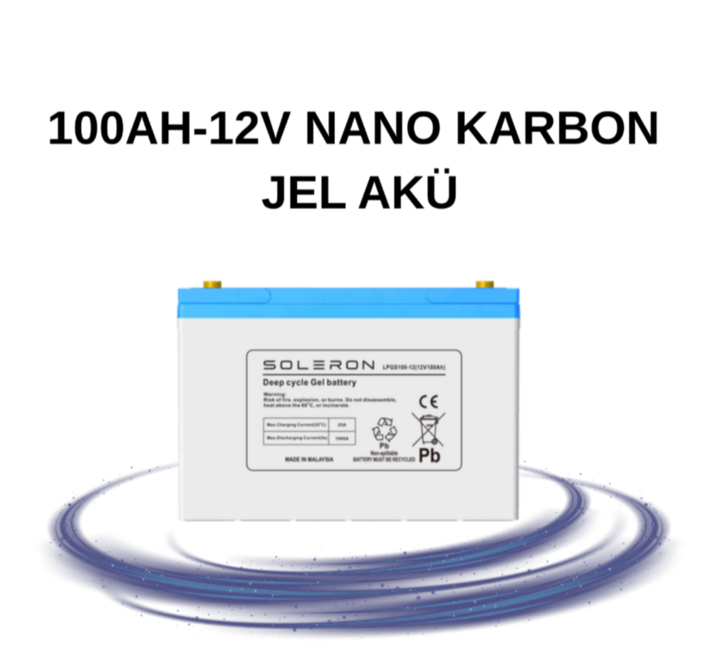 100AH-12V NANO KARBON JEL AKÜ