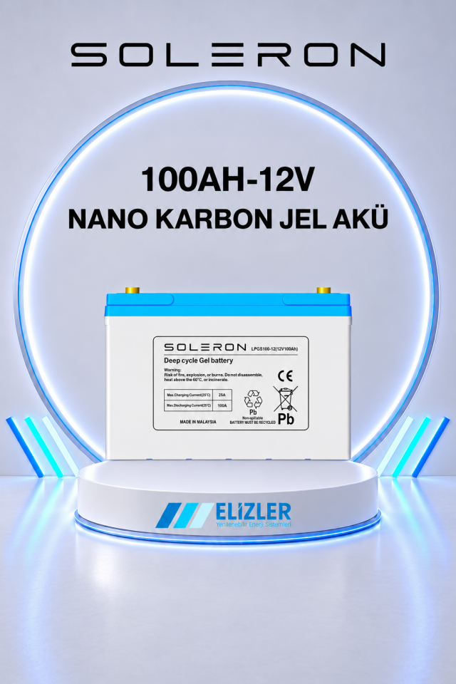 100AH-12V NANO KARBON JEL AKÜ