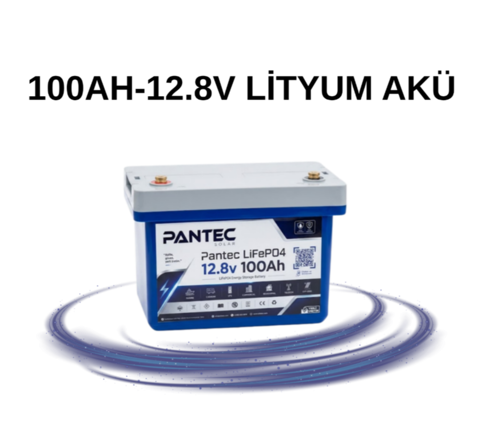 100AH-12.8V LİTYUM AKÜ