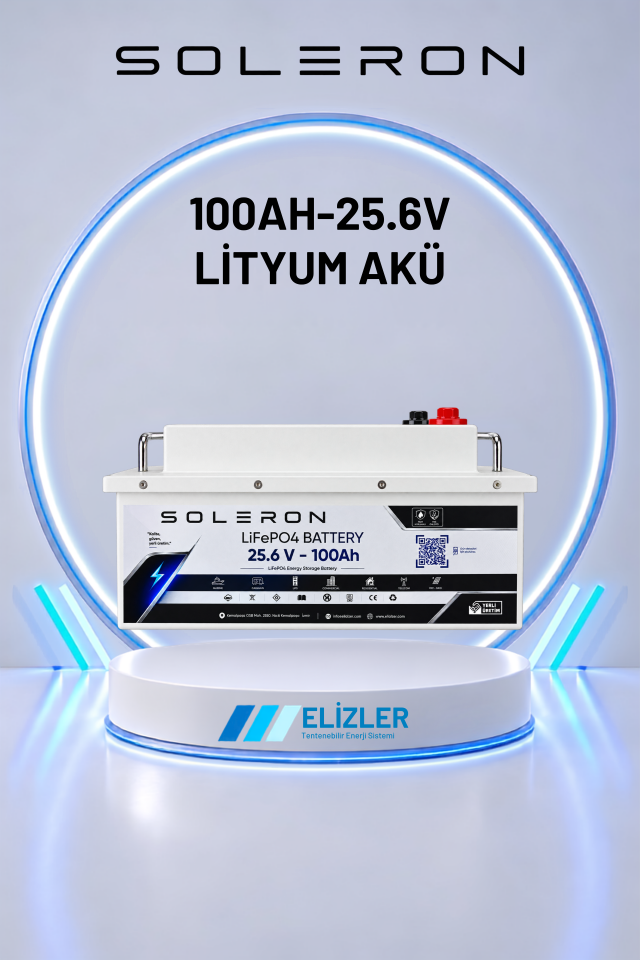 100AH-25.6V LİTYUM AKÜ