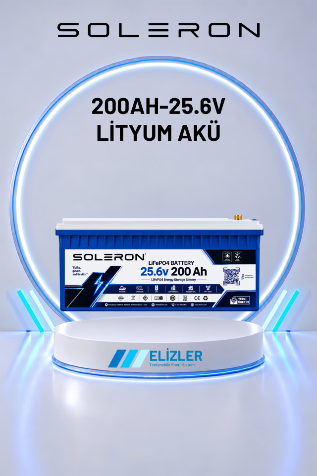 200AH-25.6V LİTYUM AKÜ