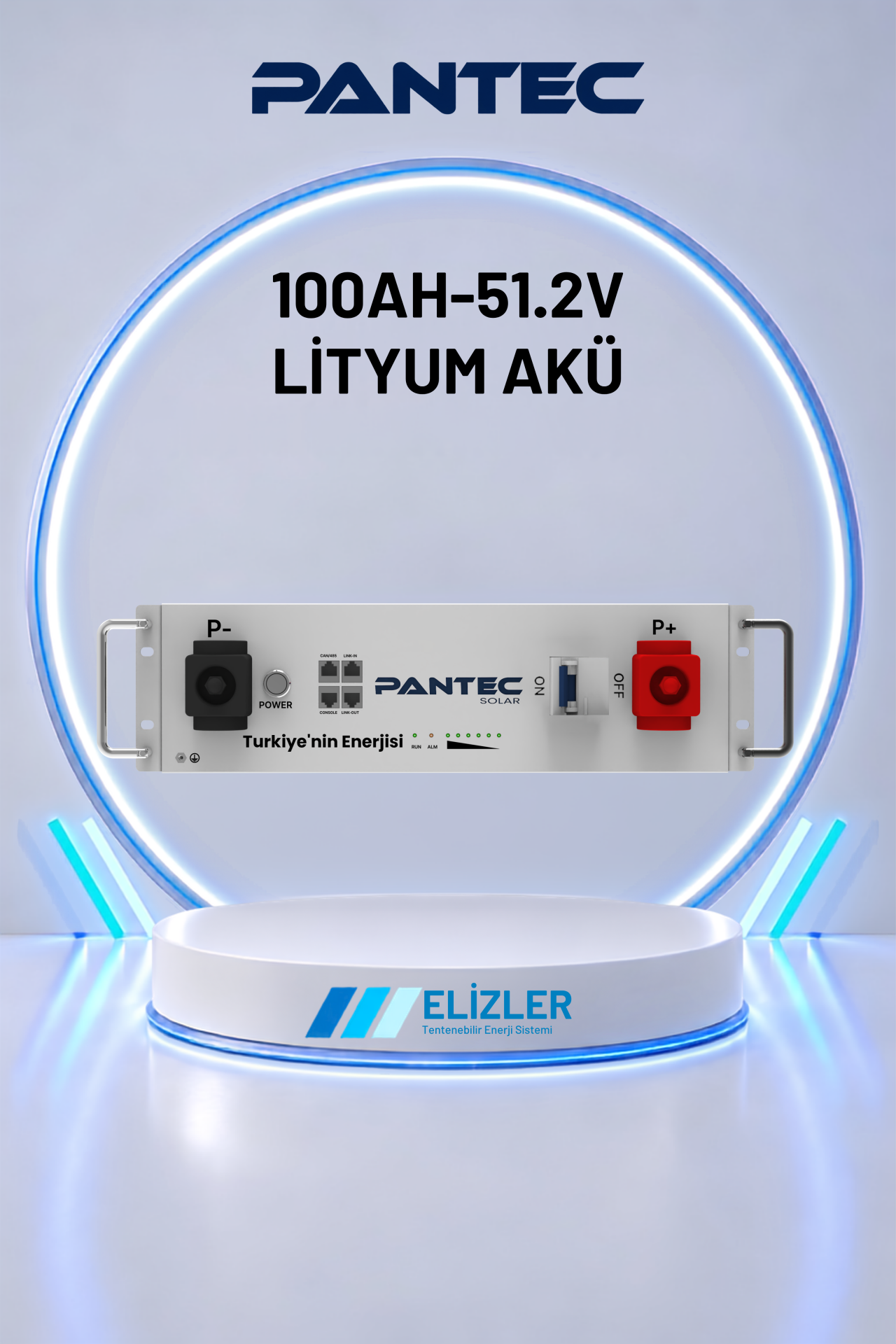 100AH-51.2V LİTYUM AKÜ