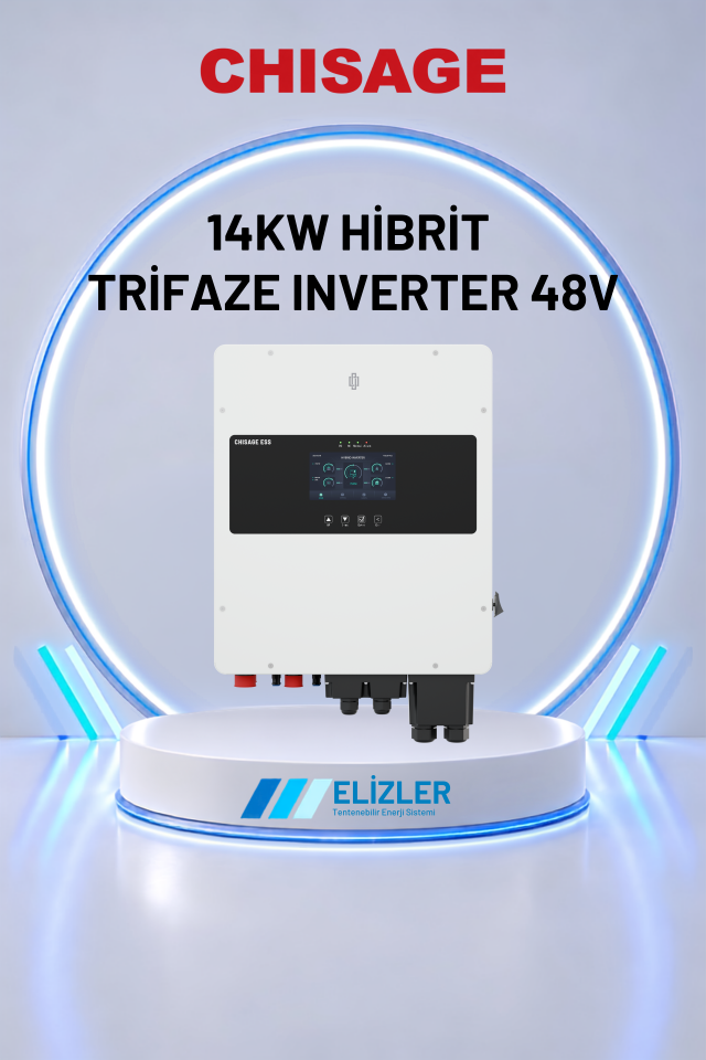 14KW HİBRİT TRİFAZE INVERTER 48V