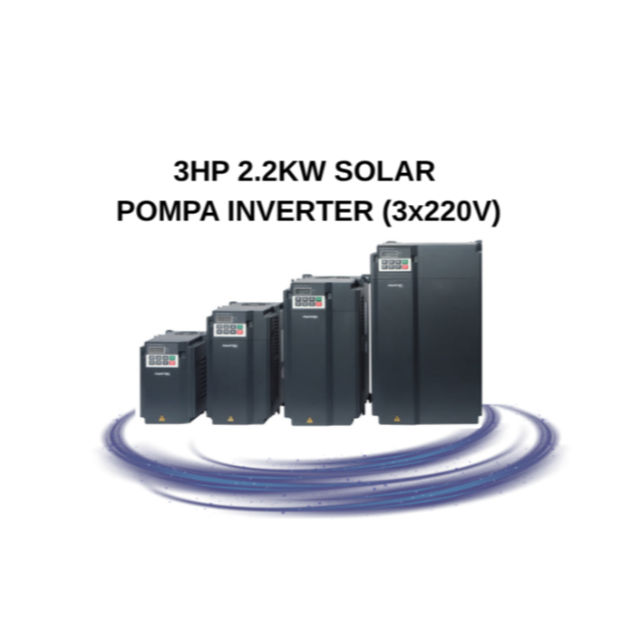 3HP 2.2KW SOLAR POMPA INVERTER (3x220V)