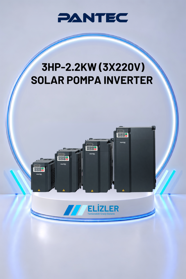 3HP 2.2KW SOLAR POMPA INVERTER (3x220V)