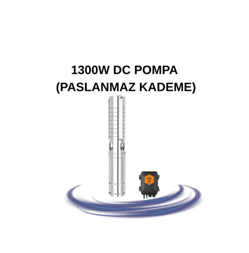 1300W DC POMPA (PASLANMAZ KADEME)