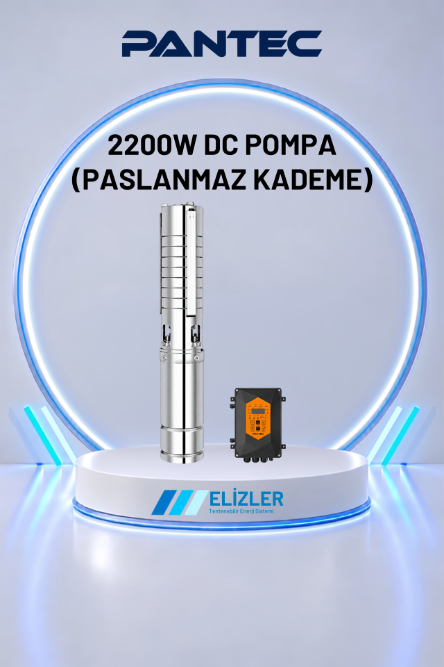 2200W DC POMPA (PASLANMAZ KADEME)