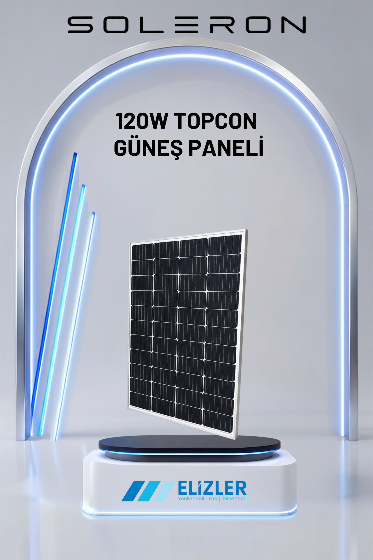 120W TOPCON GÜNEŞ PANELİ