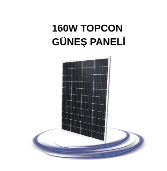 160W TOPCON GÜNEŞ PANELİ