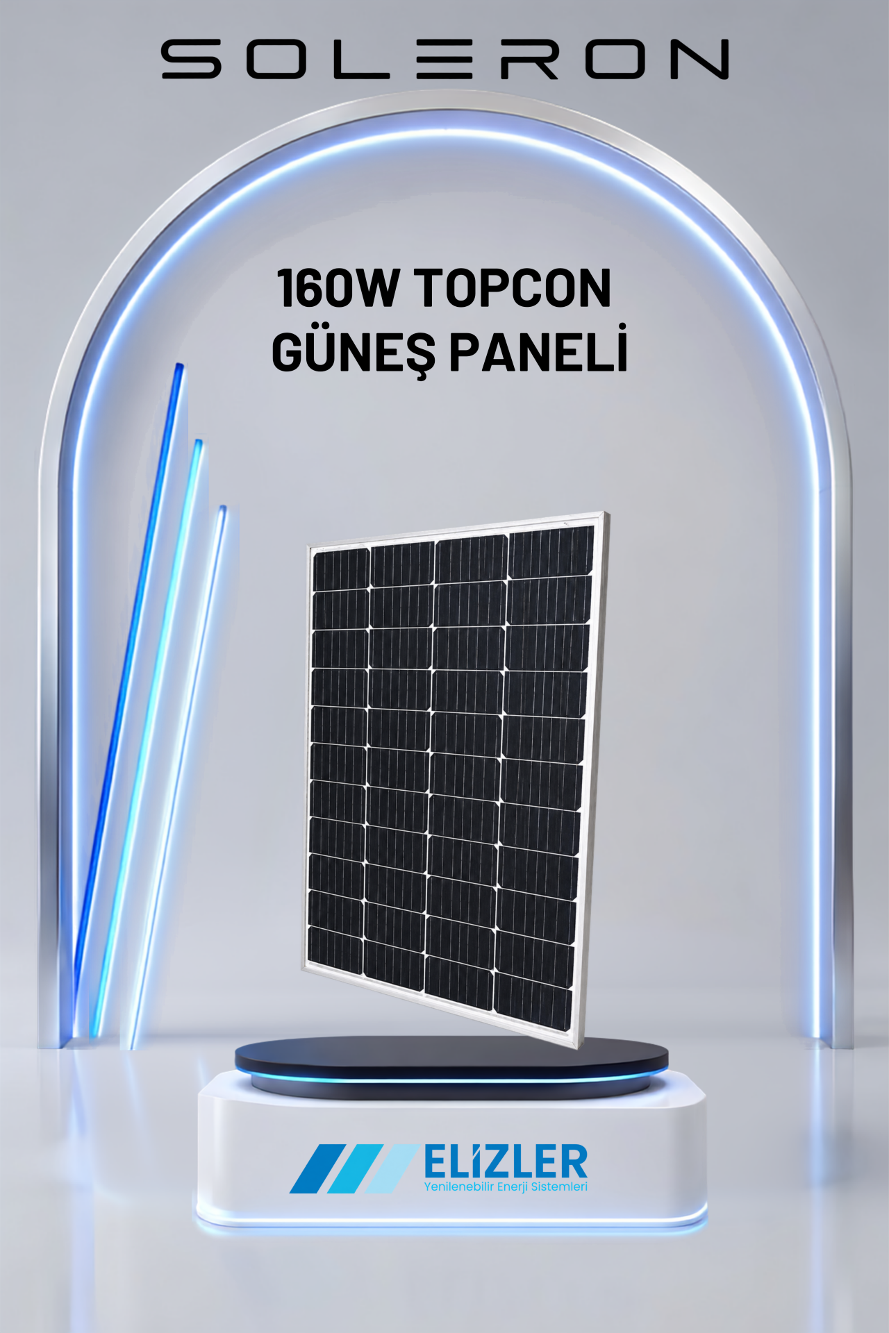 160W TOPCON GÜNEŞ PANELİ