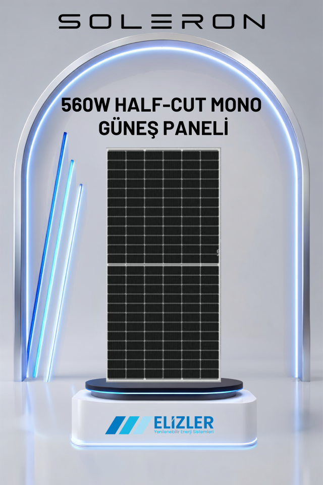 560W HALF-CUT MONO GÜNEŞ PANELİ