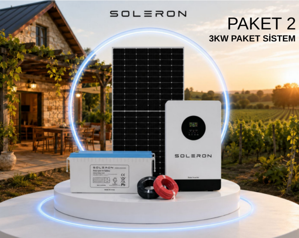 3KW PAKET SİSTEM (PAKET 2)