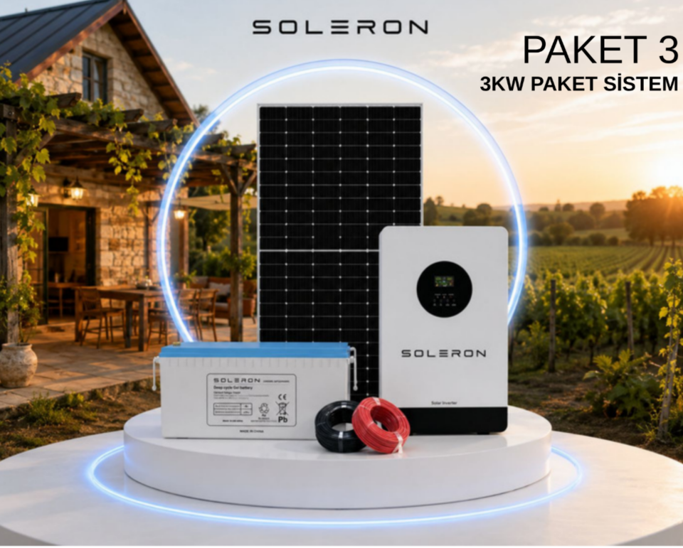 3KW PAKET SİSTEM (PAKET 3)