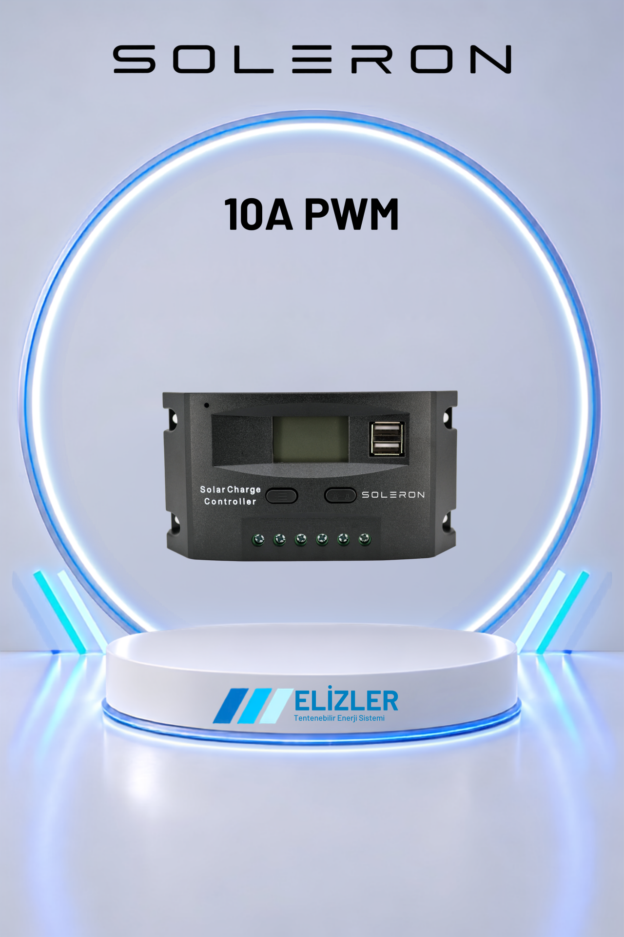 10A PWM ŞARJ KONTROL CİHAZI 12/24V