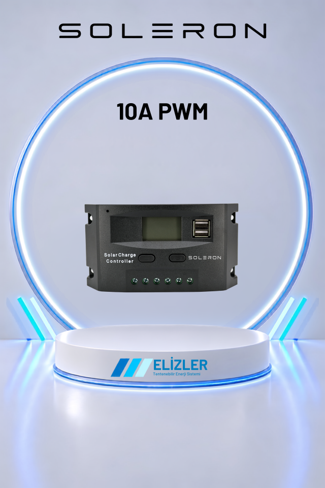 10A PWM ŞARJ KONTROL CİHAZI 12/24V