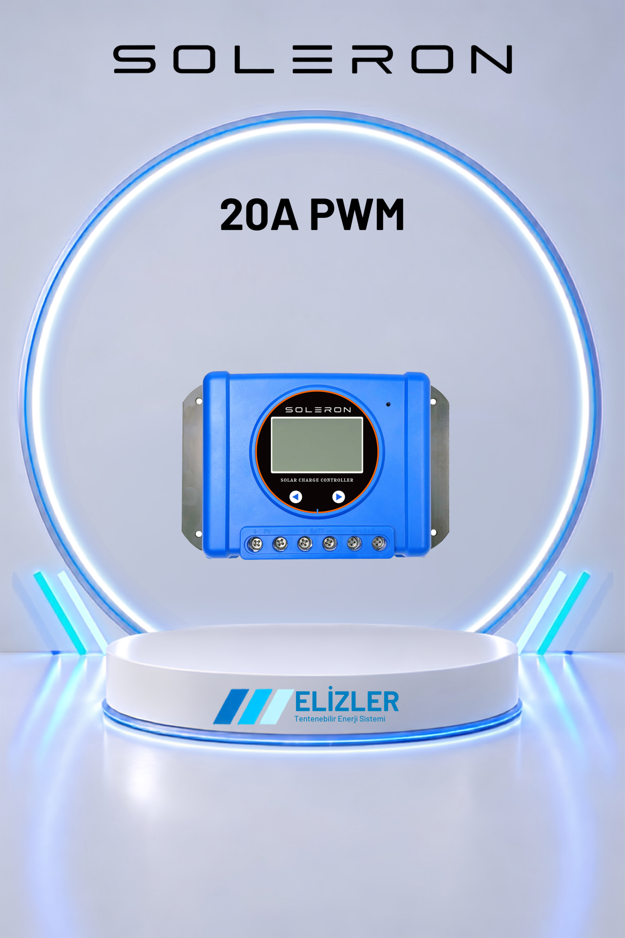 20A PWM ŞARJ KONTROL CİHAZI 12/24V