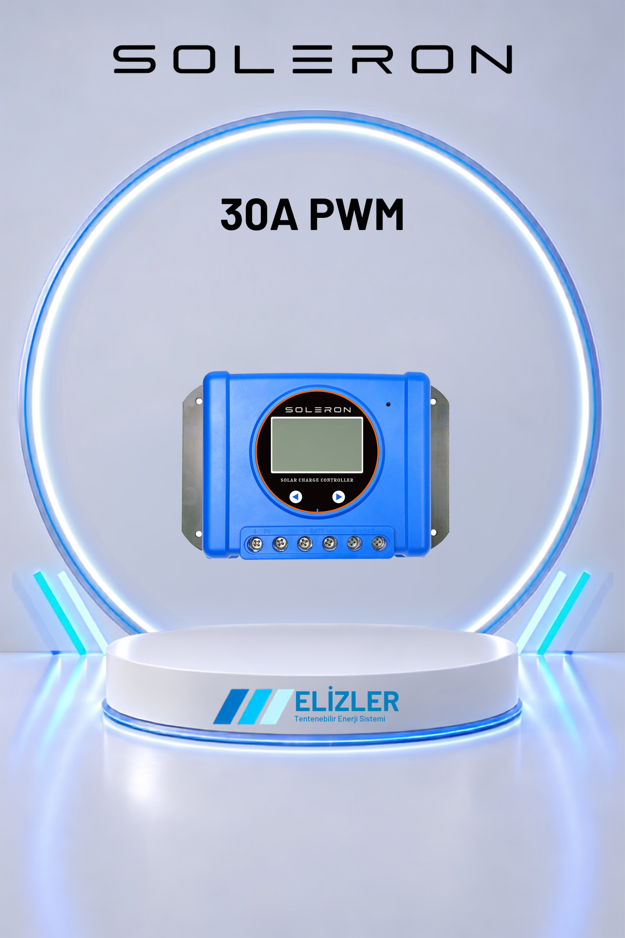30A PWM ŞARJ KONTROL CİHAZI 12/24V