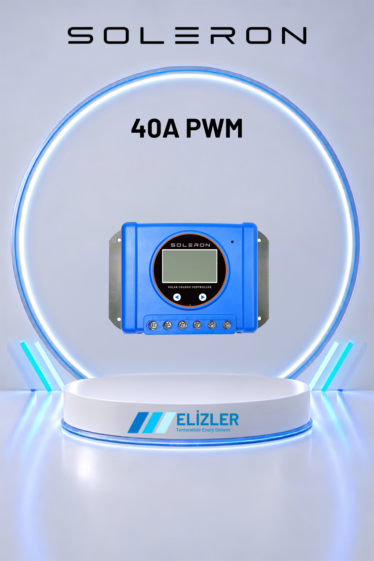 40A PWM ŞARJ KONTROL CİHAZI 12/24V