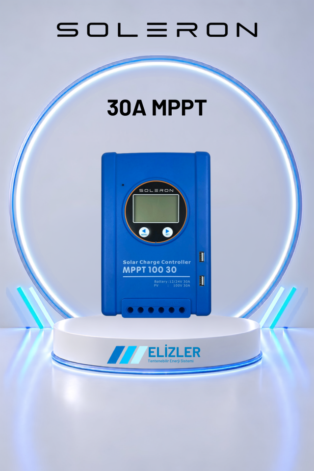 30A MPPT ŞARJ KONTROL CİHAZI 12/24V